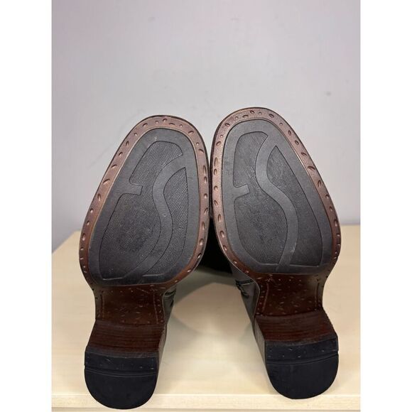 Franco Sarto Women's l-Kiana Wide Calf Knee High Boot Rustic Black Size 5.5M‎ - Picture 9 of 13